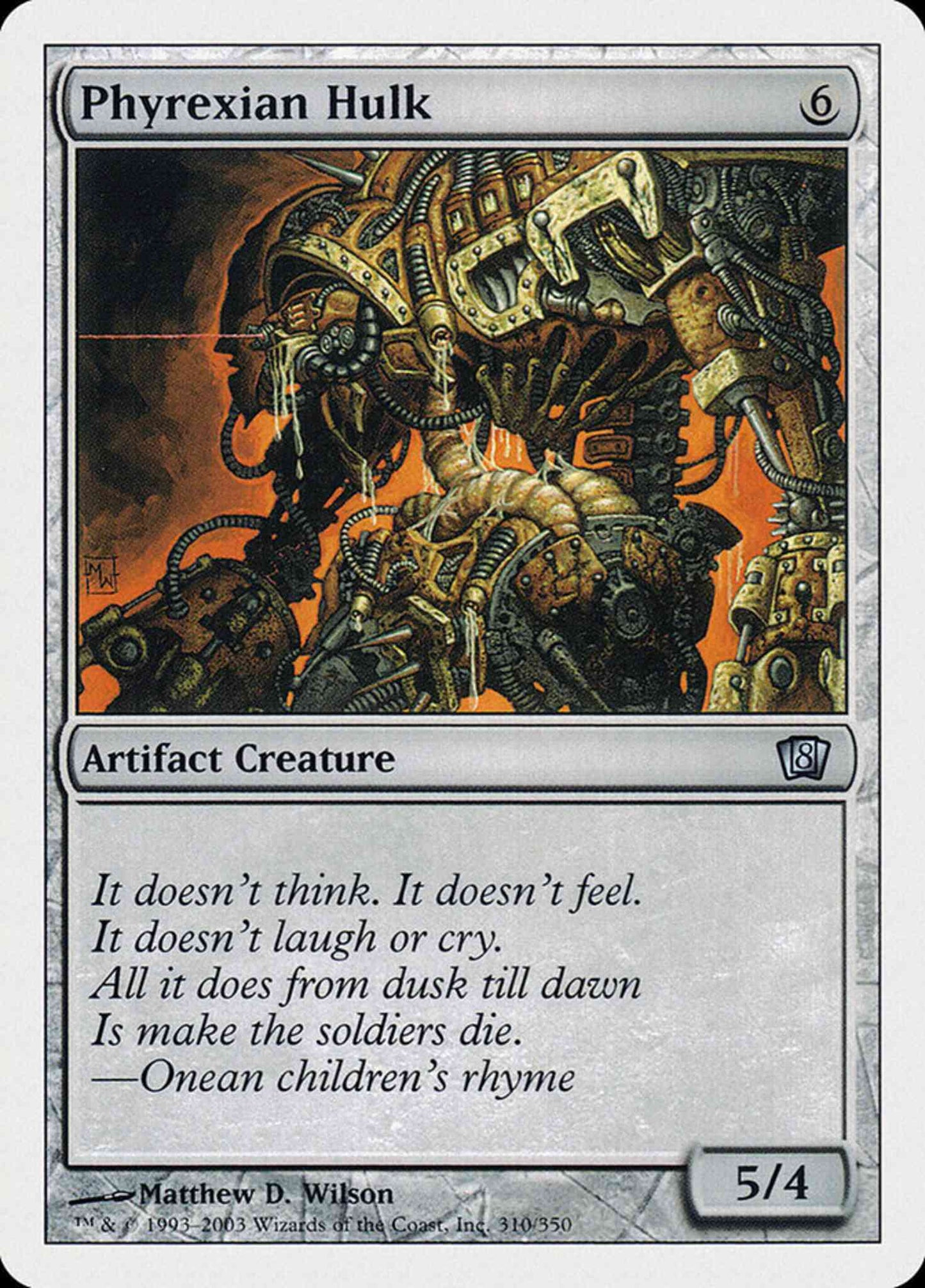 Phyrexian Hulk [310] [Eighth Edition] [Non-Foil]