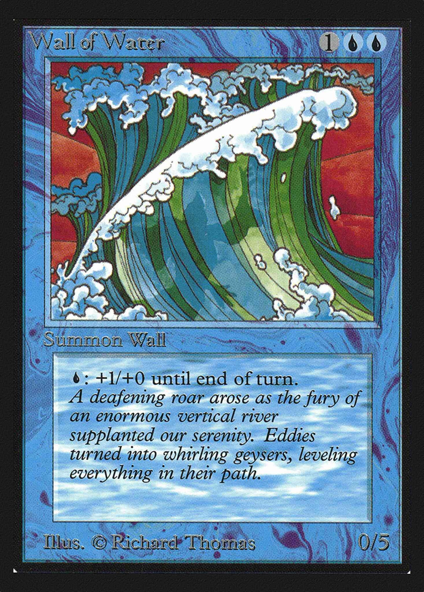 Wall of Water [91] [Intl Collectors Edition] [Non-Foil]
