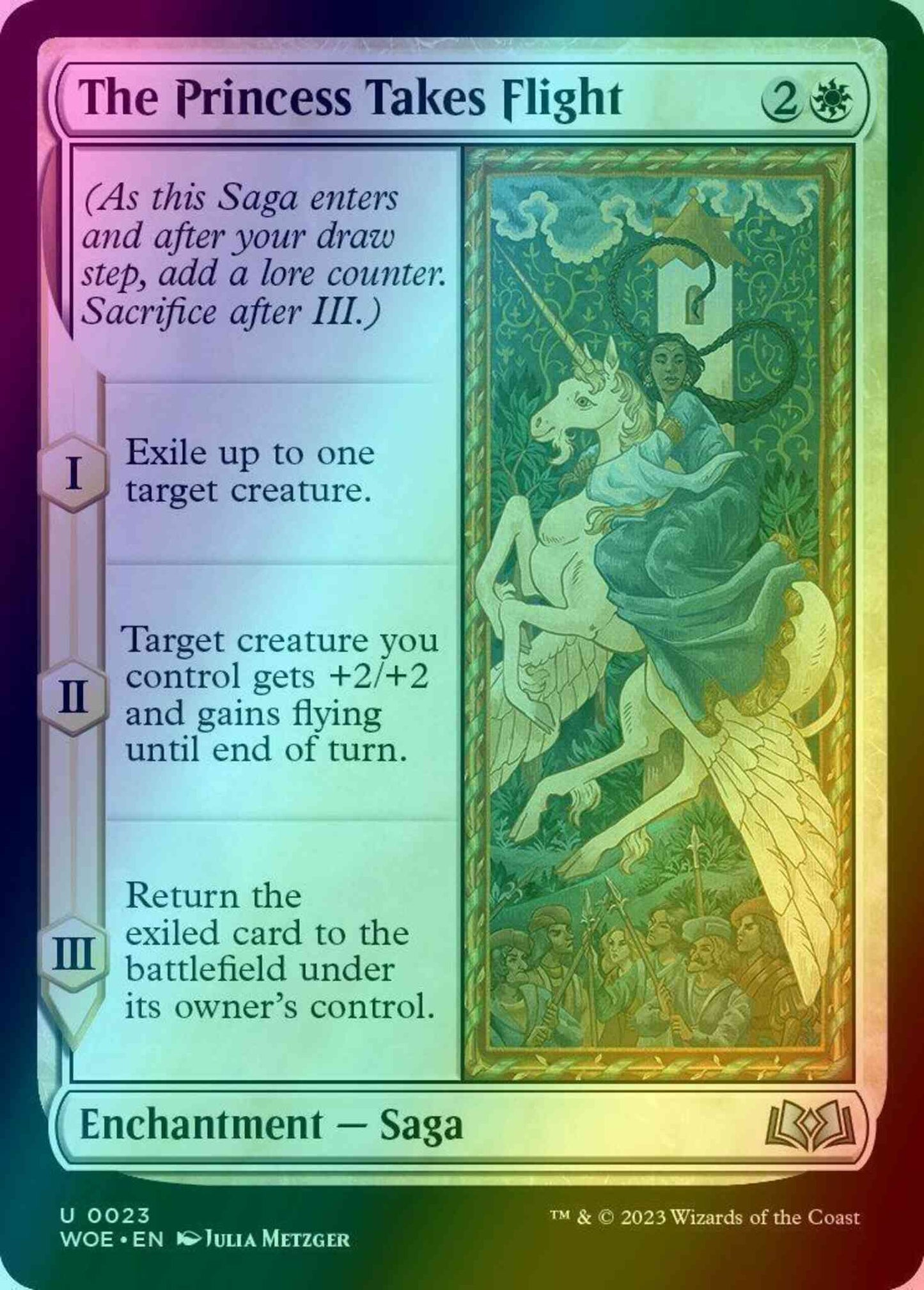 The Princess Takes Flight [23] [Wilds of Eldraine] [Foil]