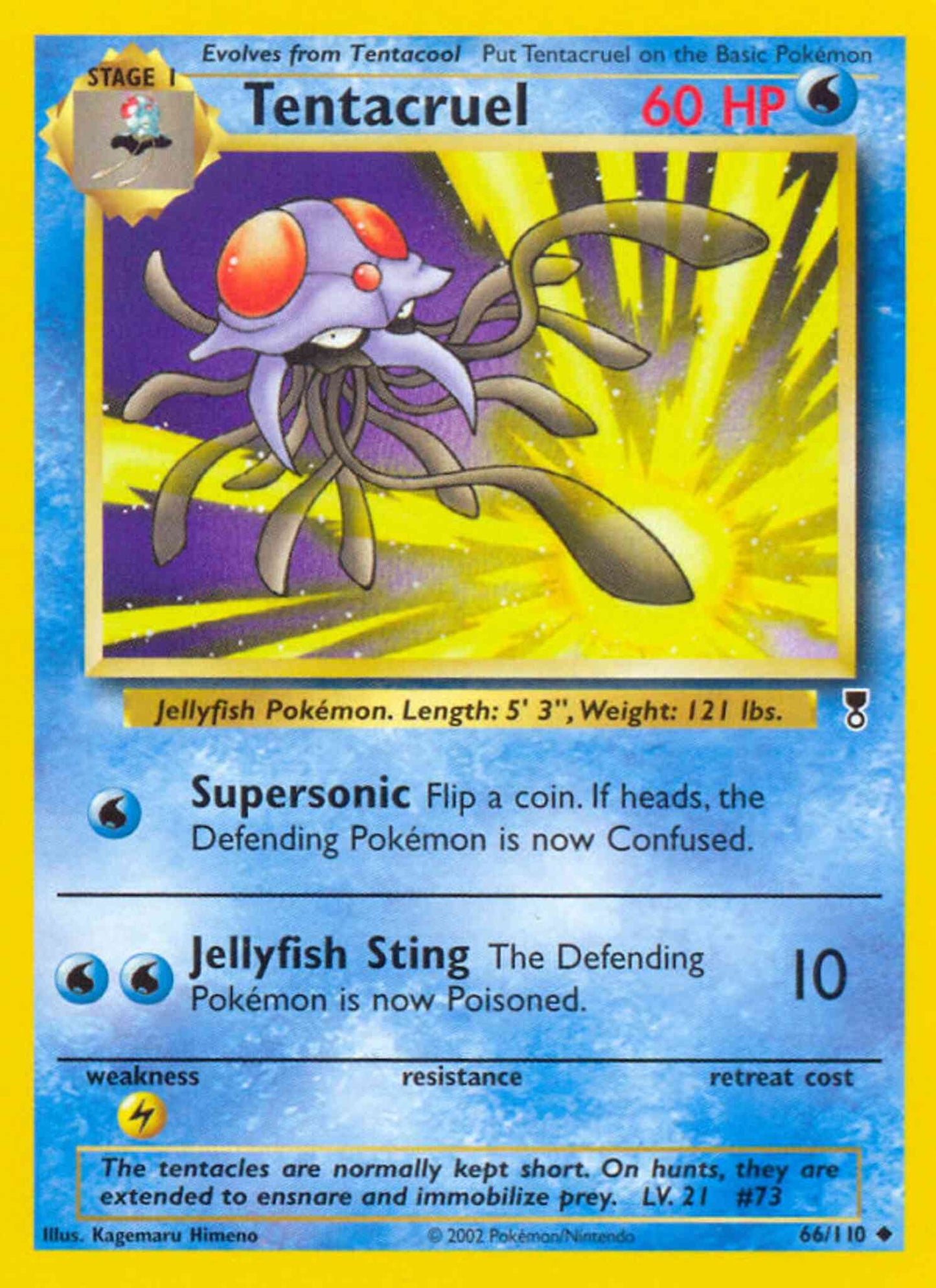 Tentacruel - 66/110 - Uncommon [base6-66] [Reverse Holo]