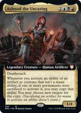 Ashnod the Uncaring [47] [Extended Art] [The Brothers' War: Commander] [Non-Foil]
