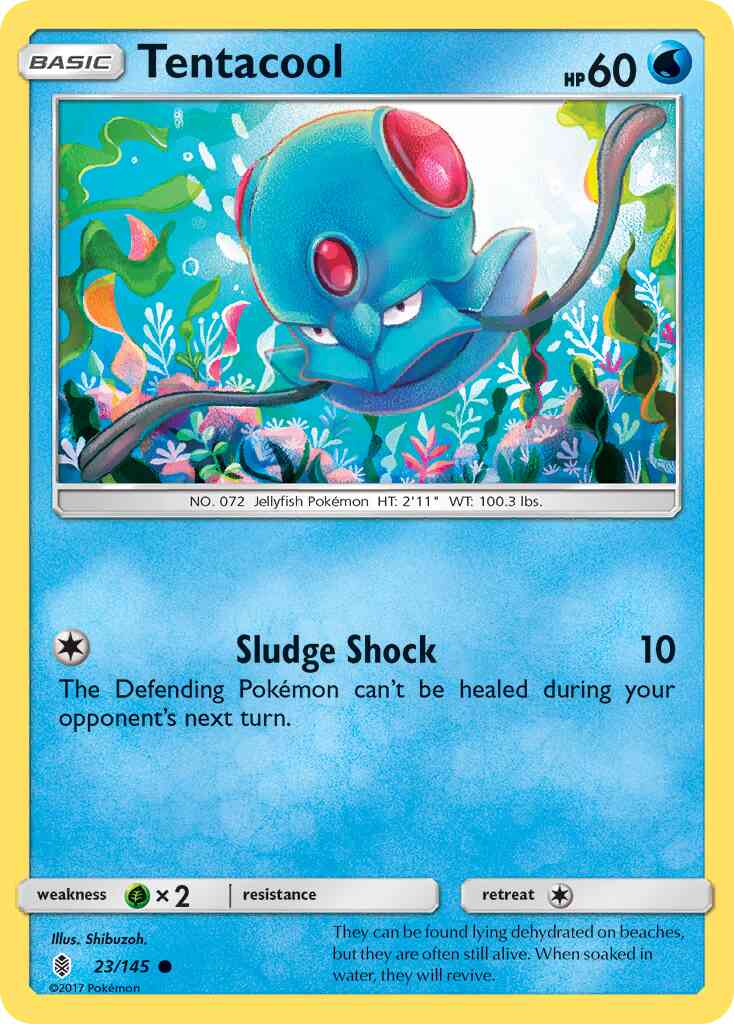Tentacool - 23/145 - Common [sm2-23] [Non-Holo]