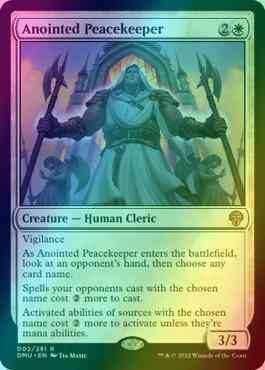 Anointed Peacekeeper [2] [Dominaria United] [Foil]