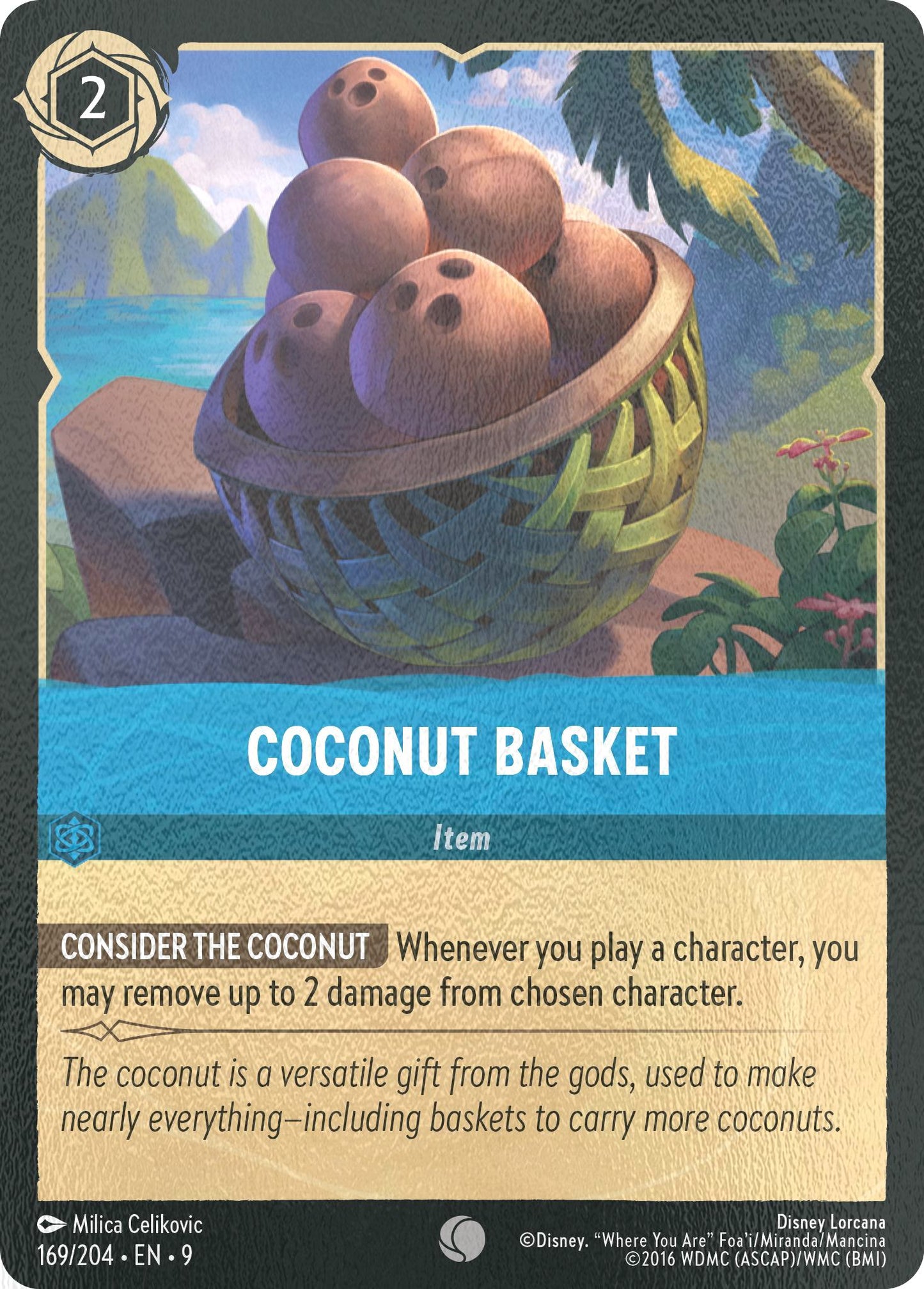 Coconut Basket - 169/204 [Fabled] [Cold Foil]