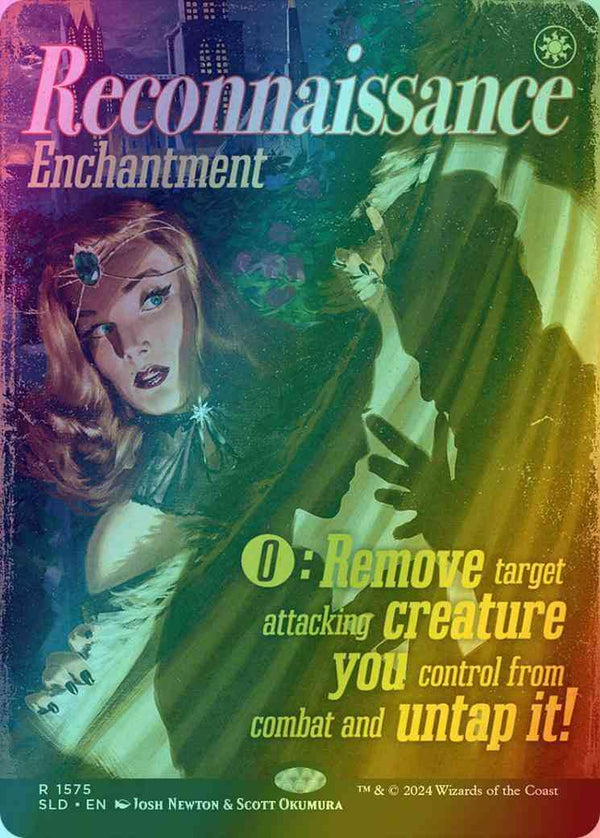 Reconnaissance [1575] [Borderless] [Hard-Boiled Thrillers] [Secret Lair Drop] [Foil]