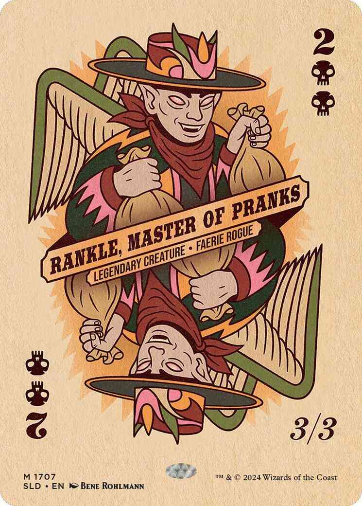 Rankle, Master of Pranks [1707] [Borderless] [Poker Faces] [Secret Lair Drop] [Foil]