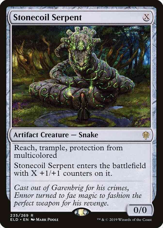 Stonecoil Serpent [235] [Throne of Eldraine] [Non-Foil]