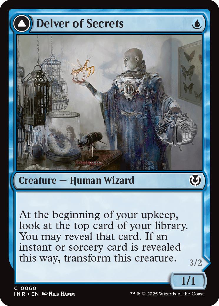 Delver of Secrets // Insectile Aberration [60] [Innistrad Remastered] [Non-Foil]