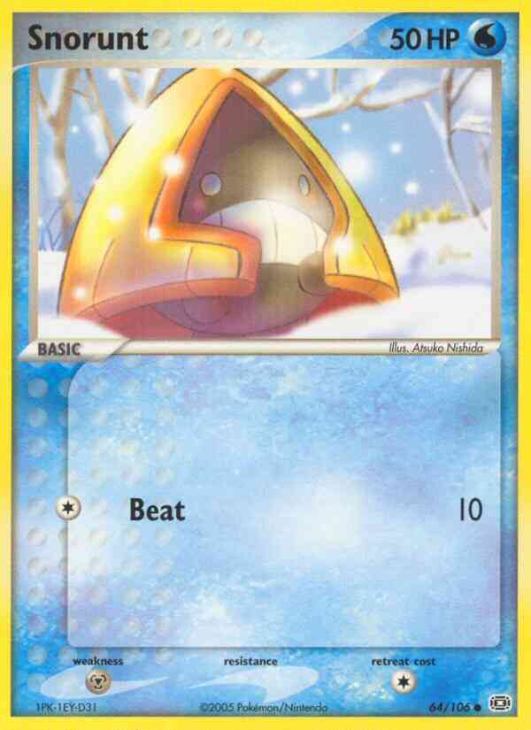 Snorunt - 64/106 - Common [ex9-64] [Reverse Holo]