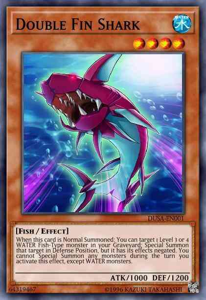 Double Fin Shark - DUSA-EN001 - Ultra Rare - 1st Edition