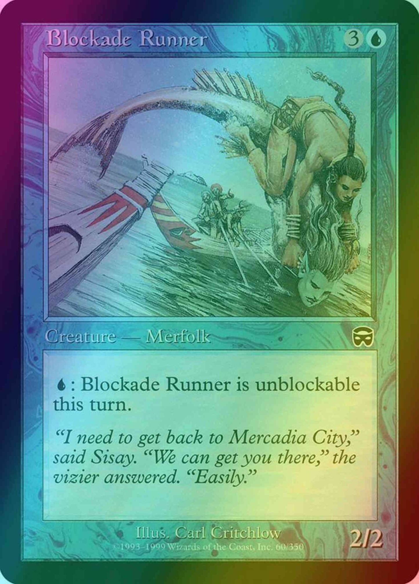 Blockade Runner [60] [Mercadian Masques] [Foil]