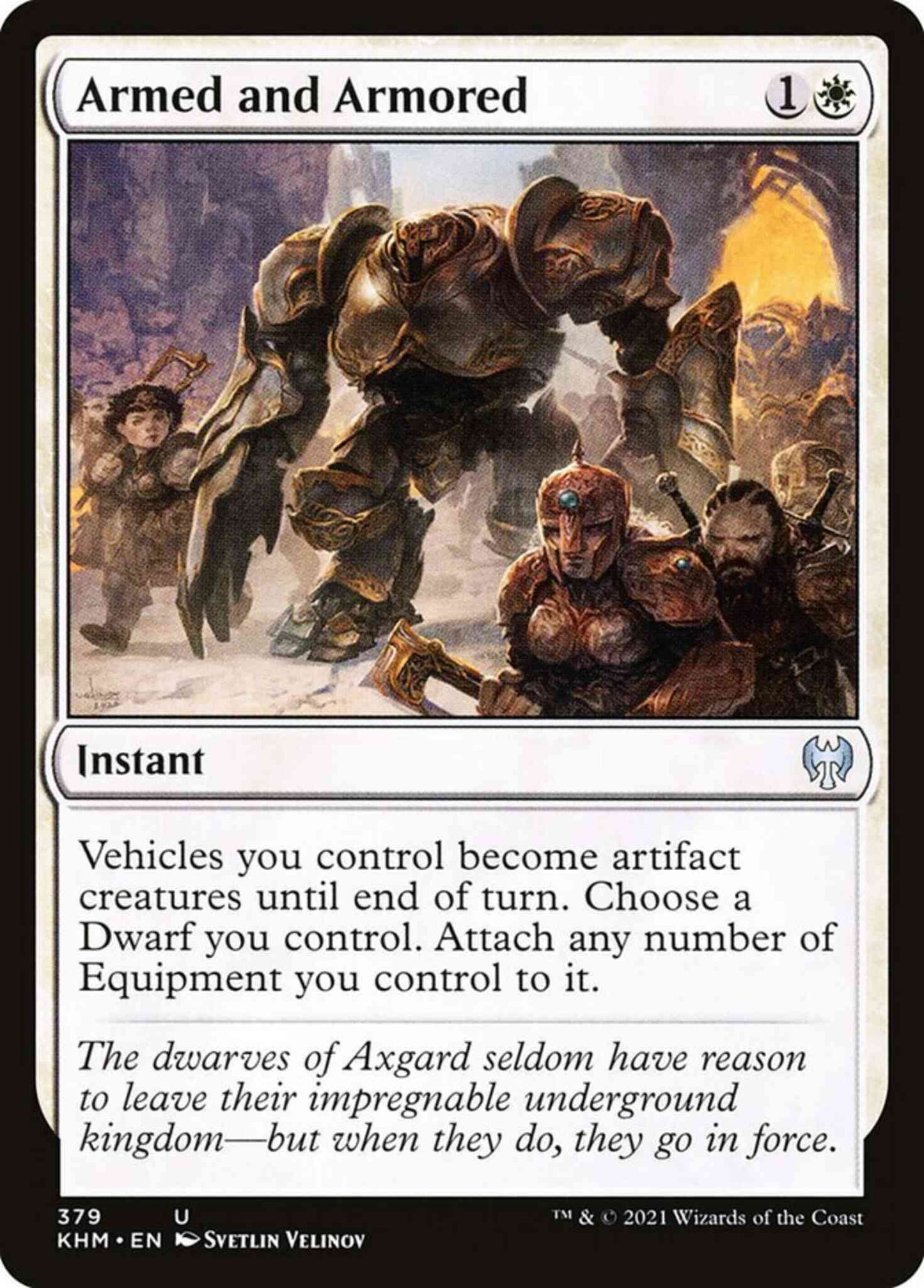 Armed and Armored [Theme Deck] [379] [Kaldheim] [Non-Foil]