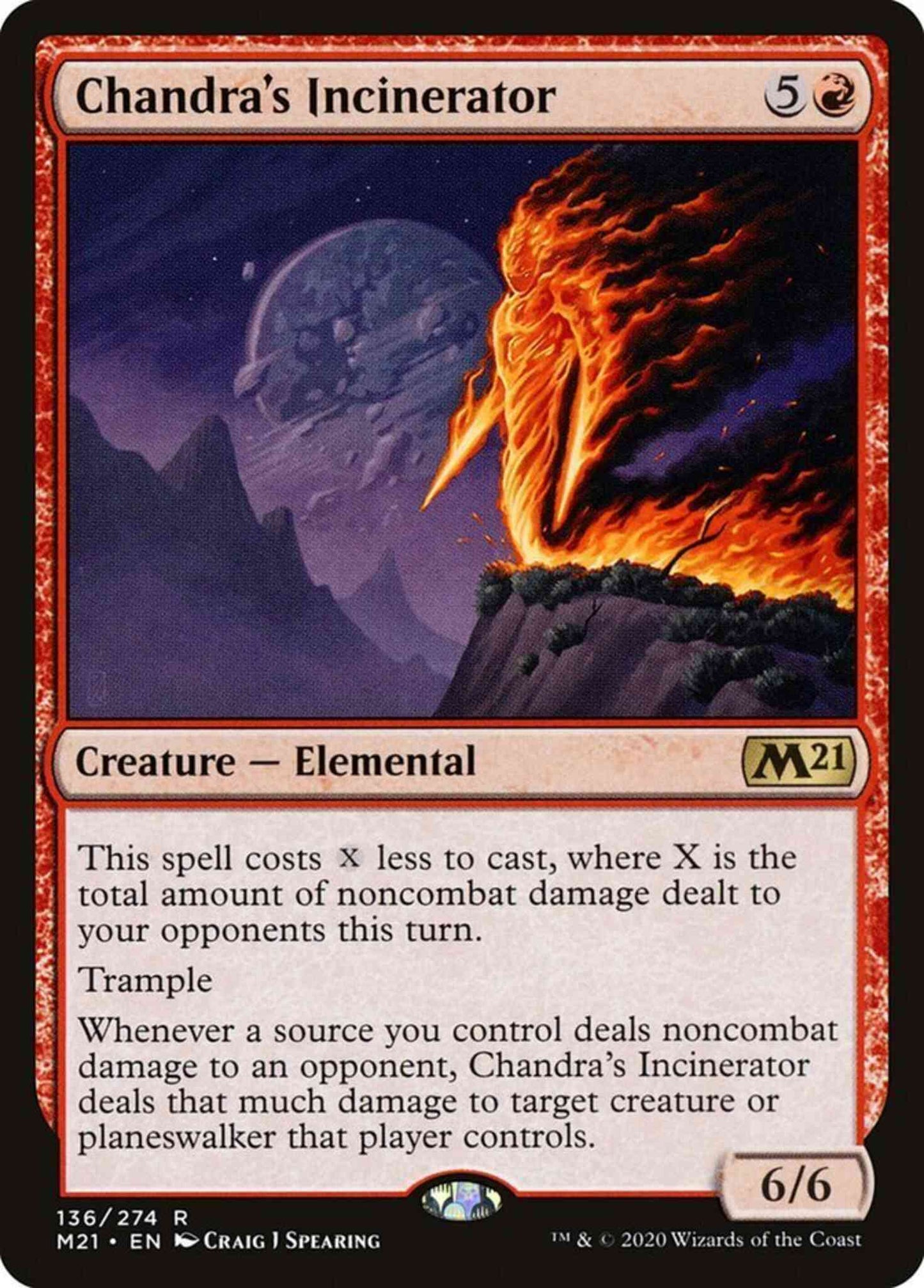 Chandra's Incinerator [136] [Core Set 2021] [Non-Foil]