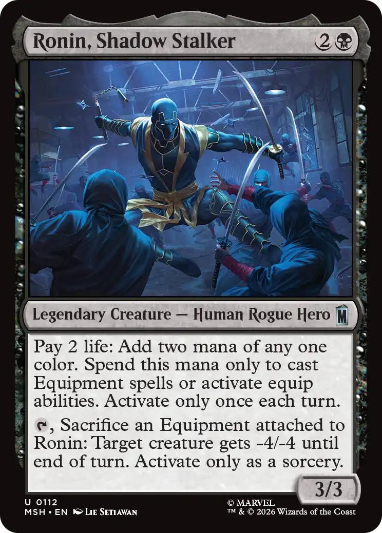Ronin, Shadow Stalker [112] [Marvel Super Heroes] [Non-Foil]