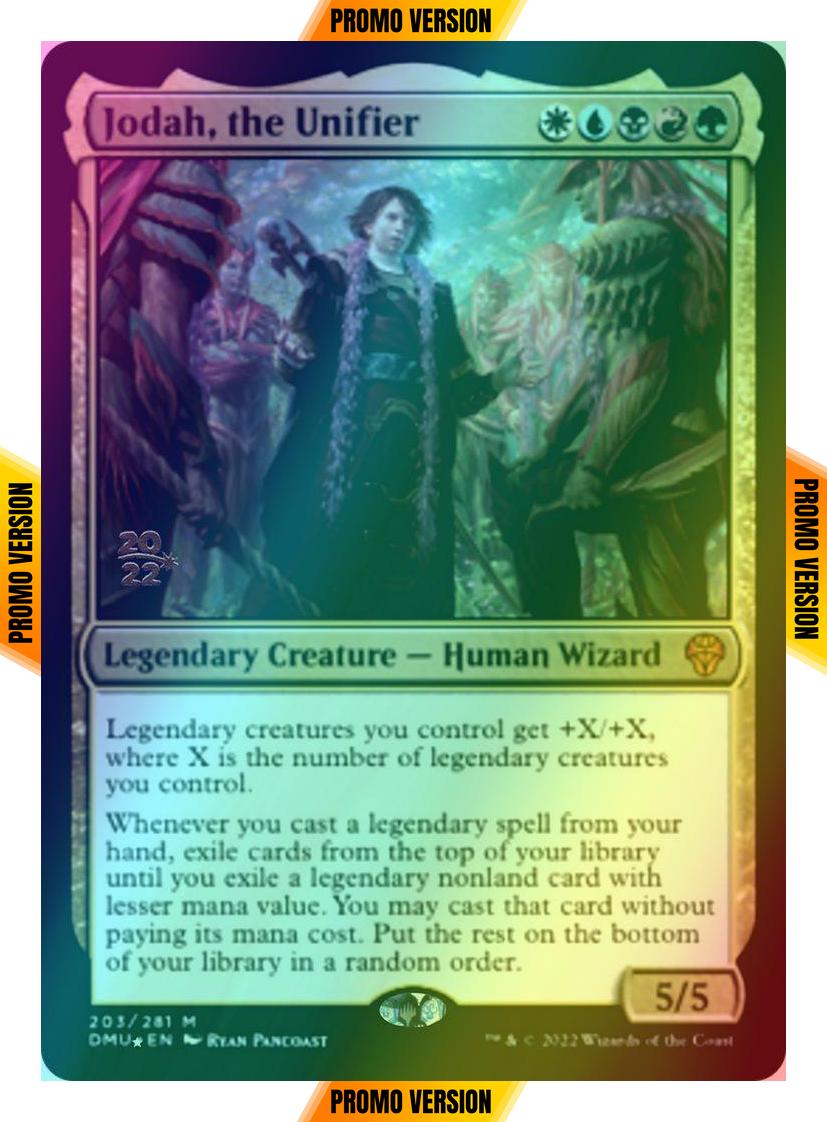 Jodah, the Unifier [203s] [Prerelease] [Dominaria United: Promos] [Foil]
