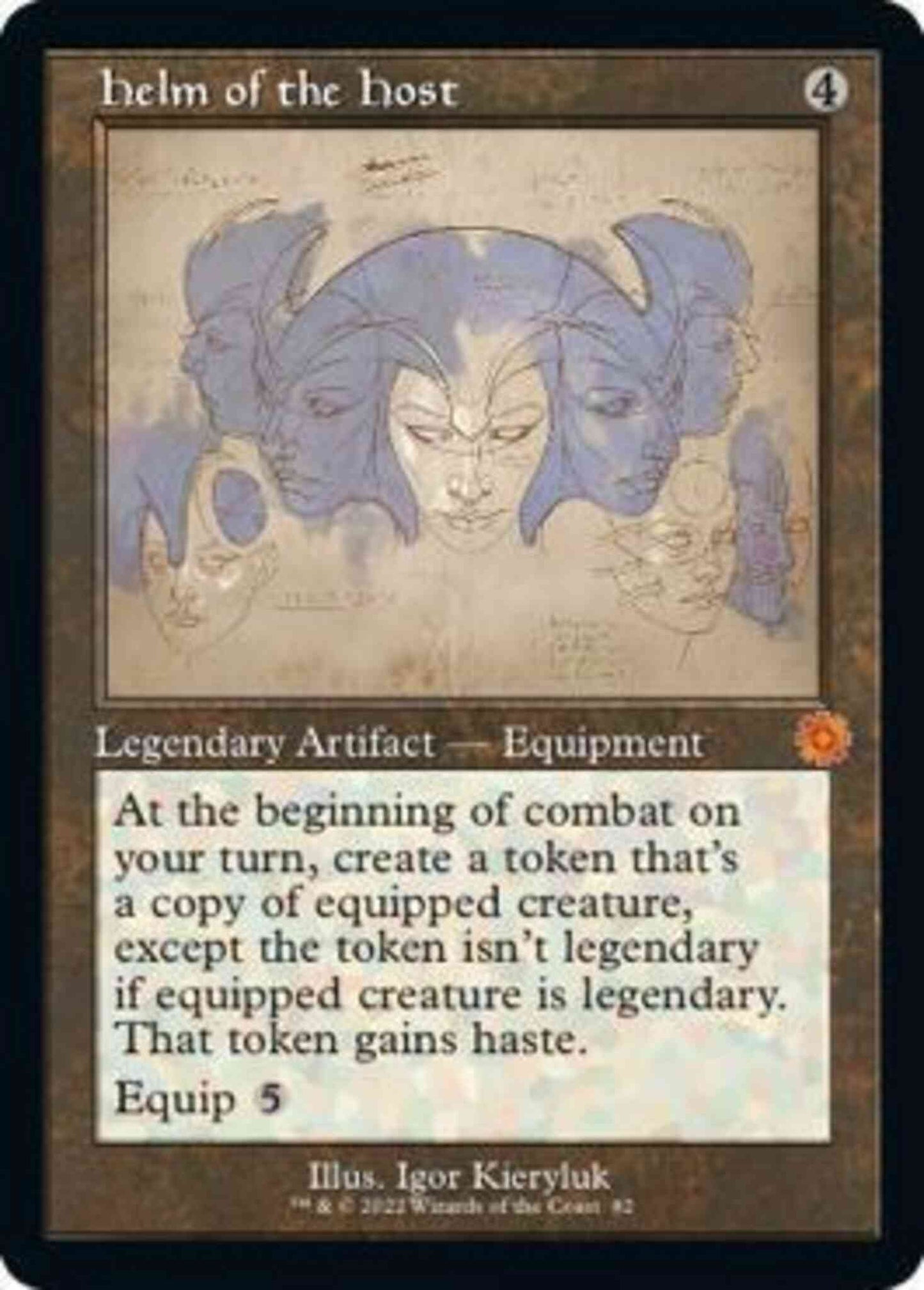 Helm of the Host [82] [Retro Frame] [Schematic] [The Brothers' War Retro Artifacts] [Non-Foil]