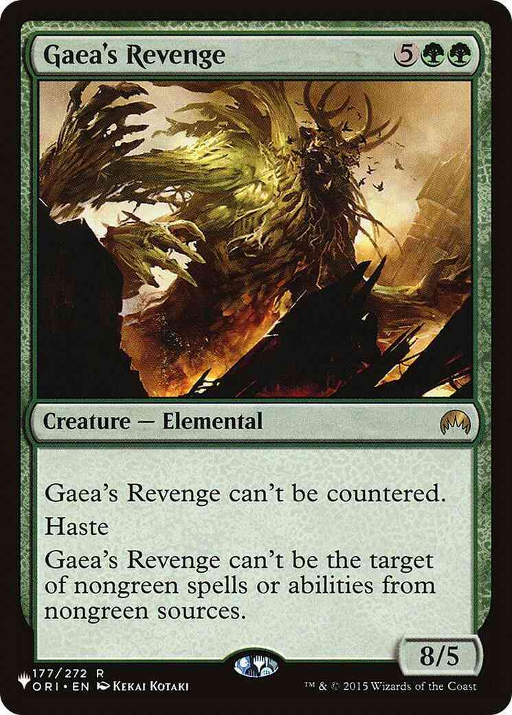 Gaea's Revenge [ORI-177] [The List] [Non-Foil]