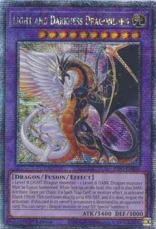 Light and Darkness Dragonlord - INFO-EN034 - Quarter Century Secret Rare - 1st Edition