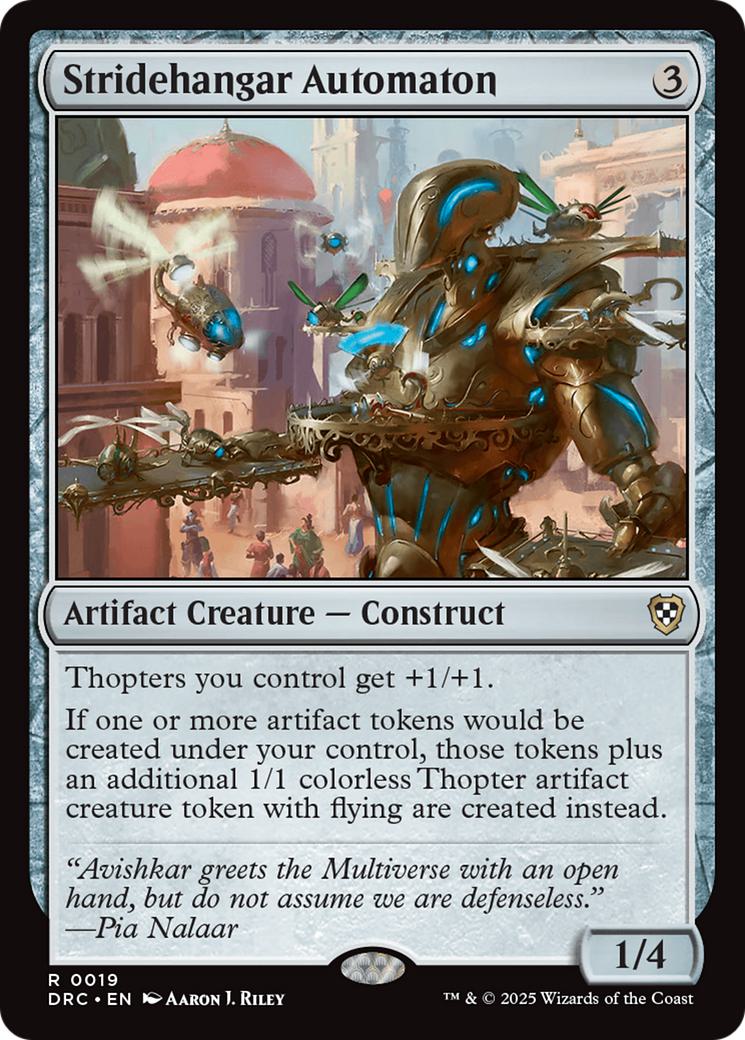 Stridehangar Automaton [19] [Aetherdrift: Commander] [Non-Foil]