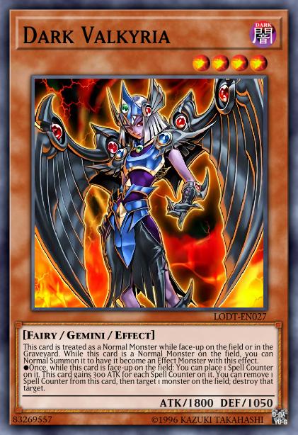 Dark Valkyria - LODT-EN027 - Rare - Unlimited