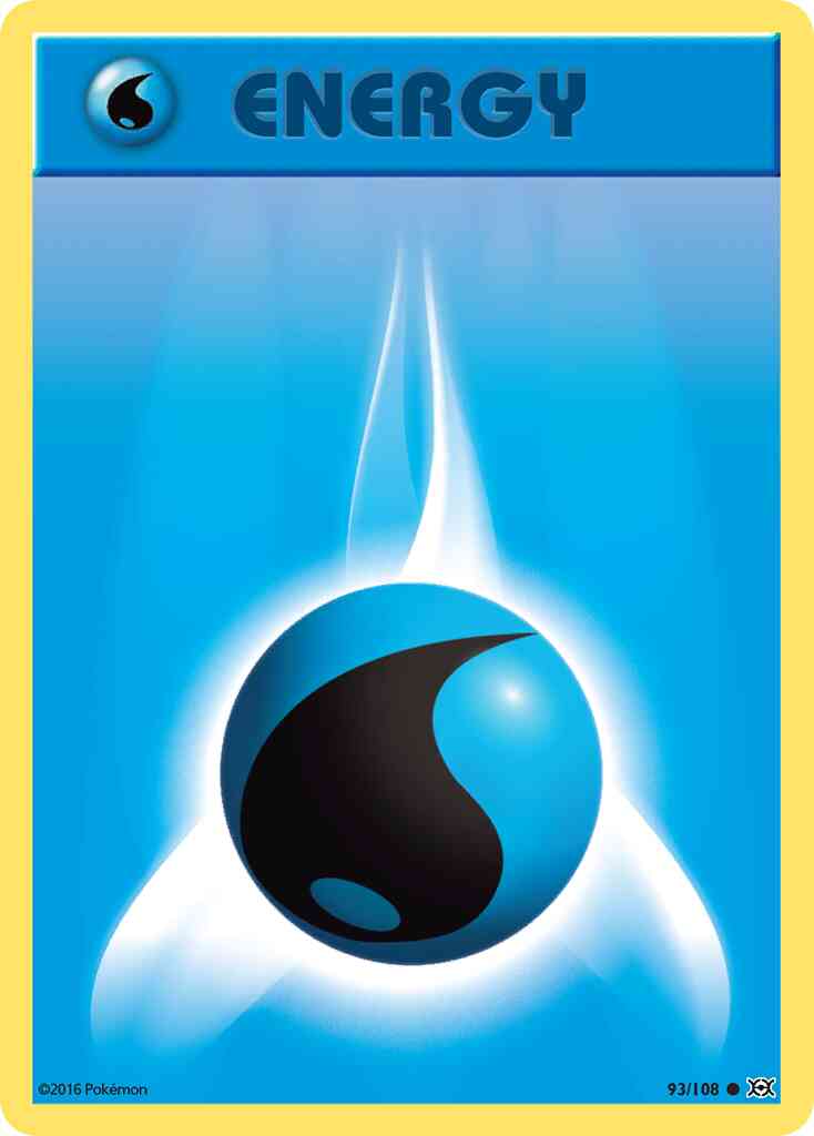 Basic Water Energy - 93/108 - Common [xy12-93] [Non-Holo]