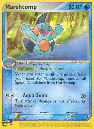 Marshtomp - 41/109 - Uncommon [ex1-41] [Reverse Holo]