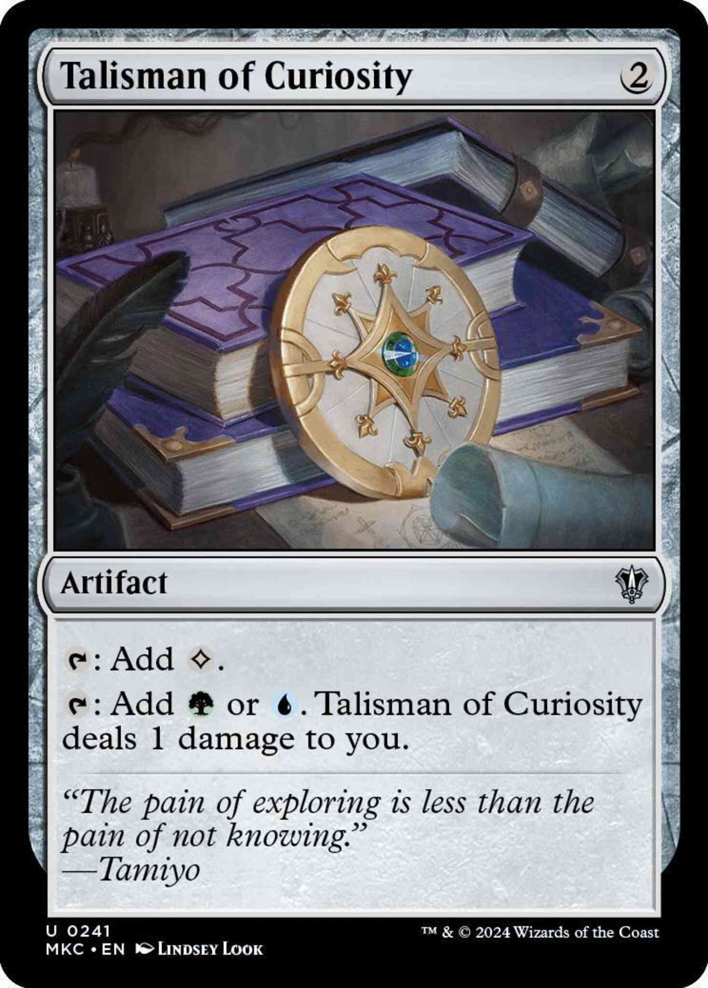 Talisman of Curiosity [241] [Murders at Karlov Manor: Commander] [Non-Foil]