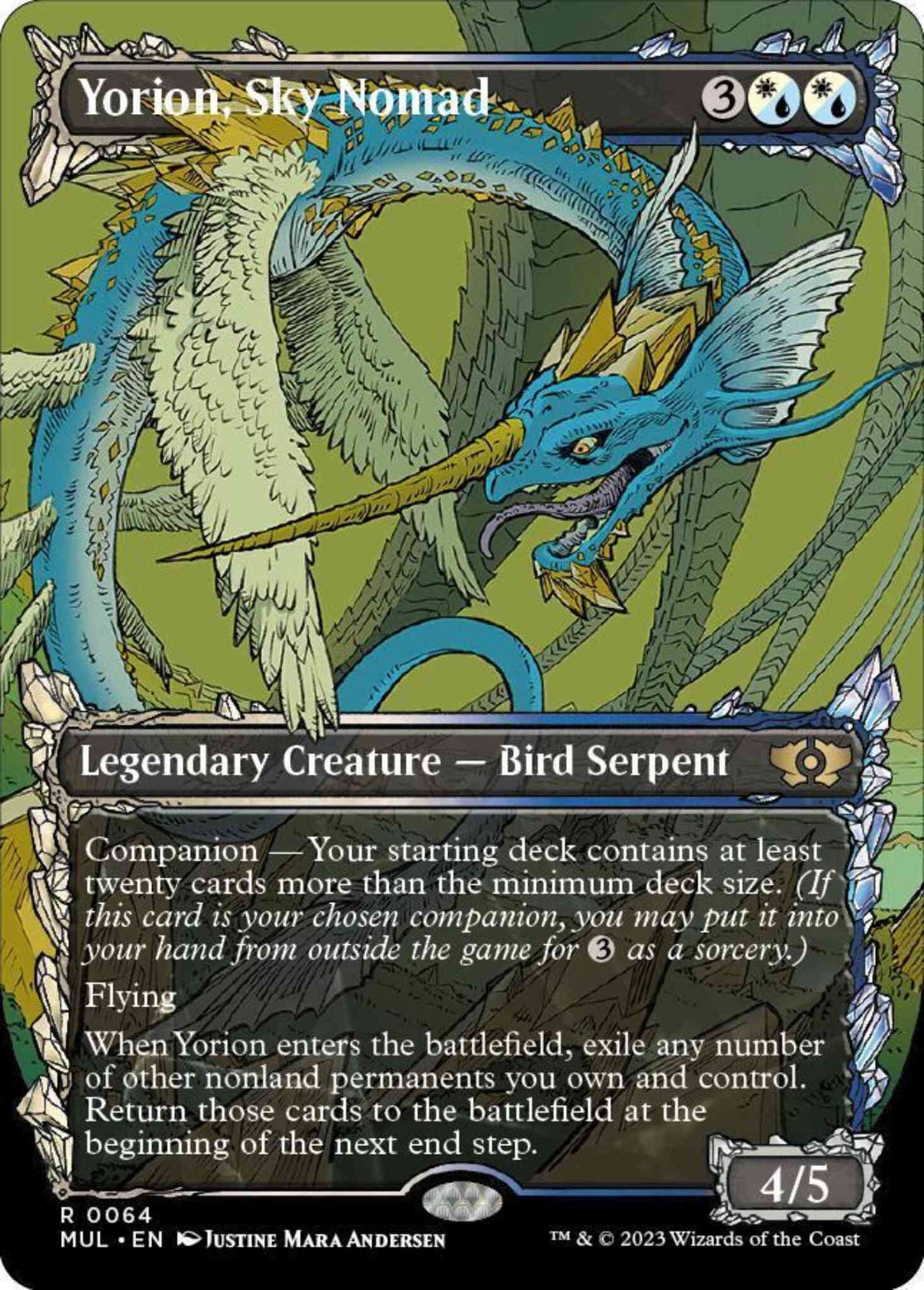 Yorion, Sky Nomad [64] [Planar Showcase] [Multiverse Legends] [Non-Foil]