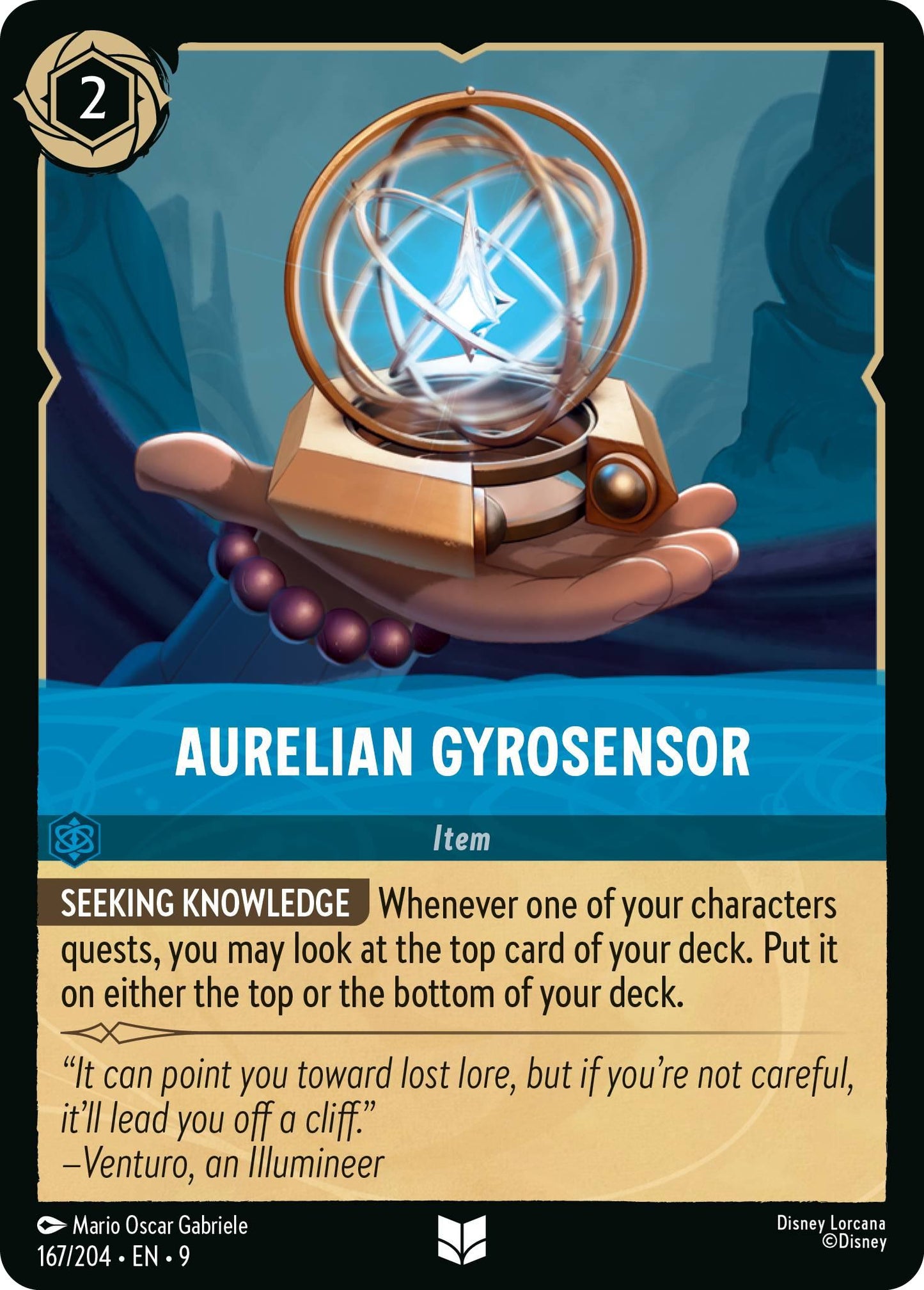 Aurelian Gyrosensor - 167/204 [Fabled] [Non-Foil]