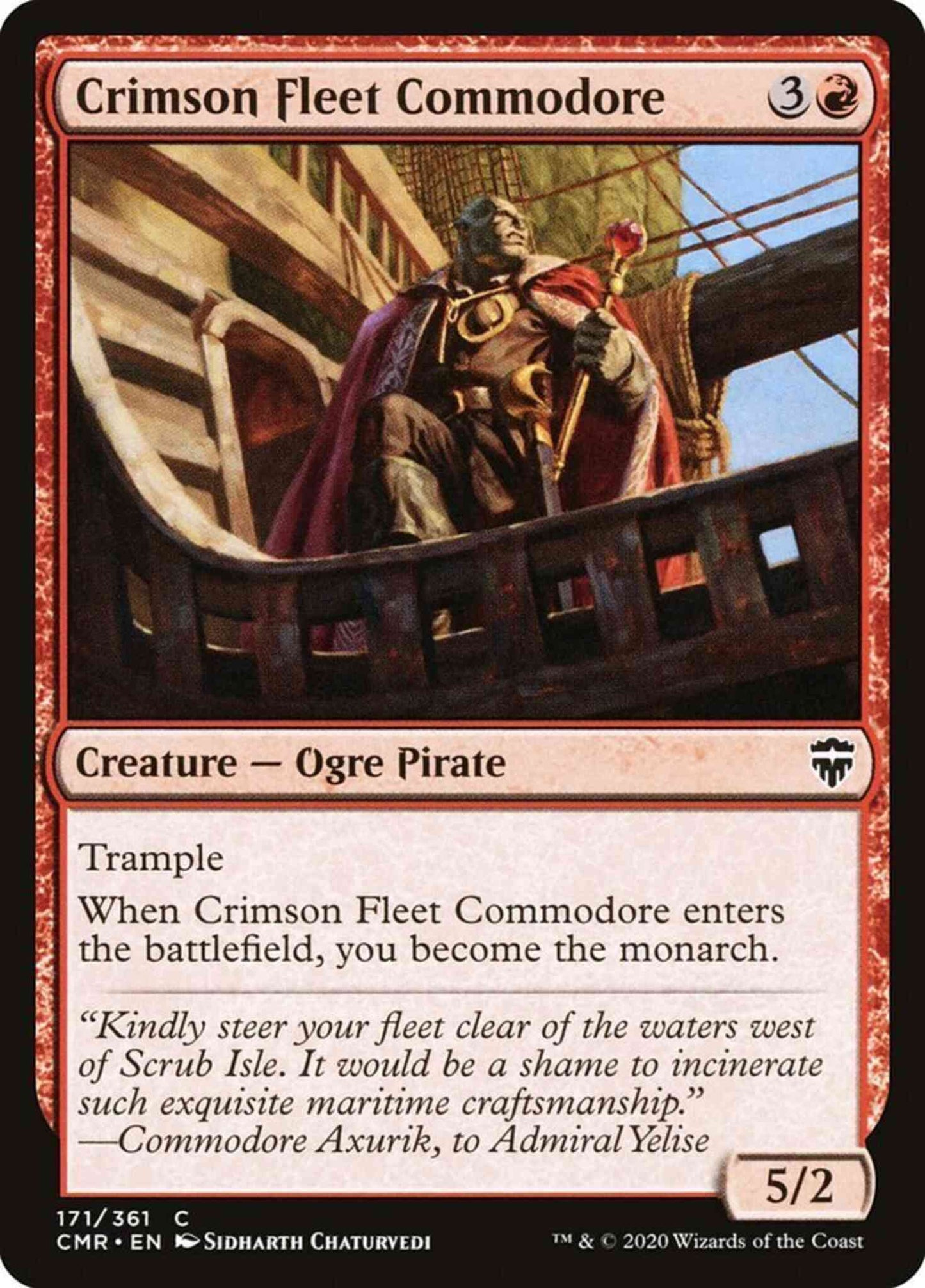 Crimson Fleet Commodore [171] [Commander Legends] [Non-Foil]