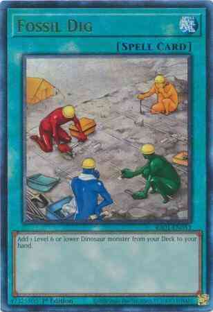 Fossil Dig - RA01-EN053 - Prismatic Ultimate Rare - 1st Edition