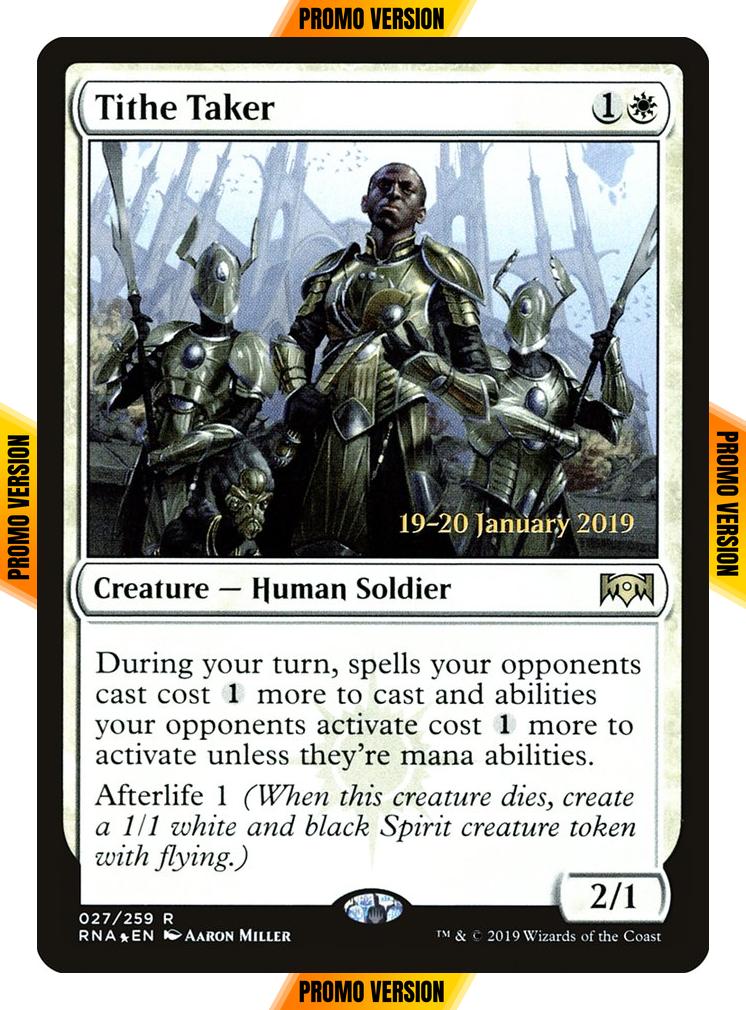 Tithe Taker [27s] [Ravnica Allegiance Promos] [Foil]