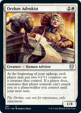 Orzhov Advokist [91] [Innistrad: Midnight Hunt: Commander] [Non-Foil]