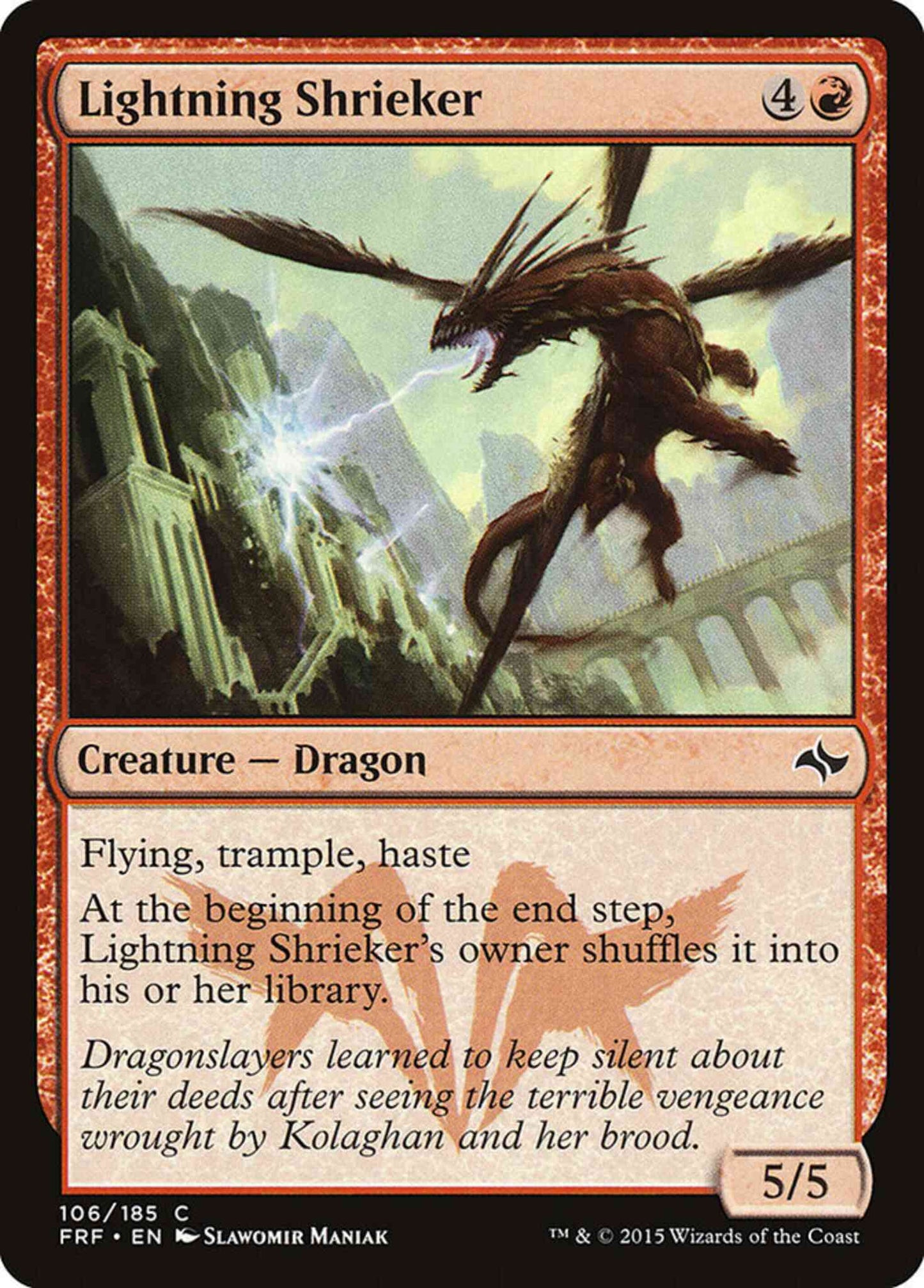 Lightning Shrieker [106] [Fate Reforged] [Non-Foil]
