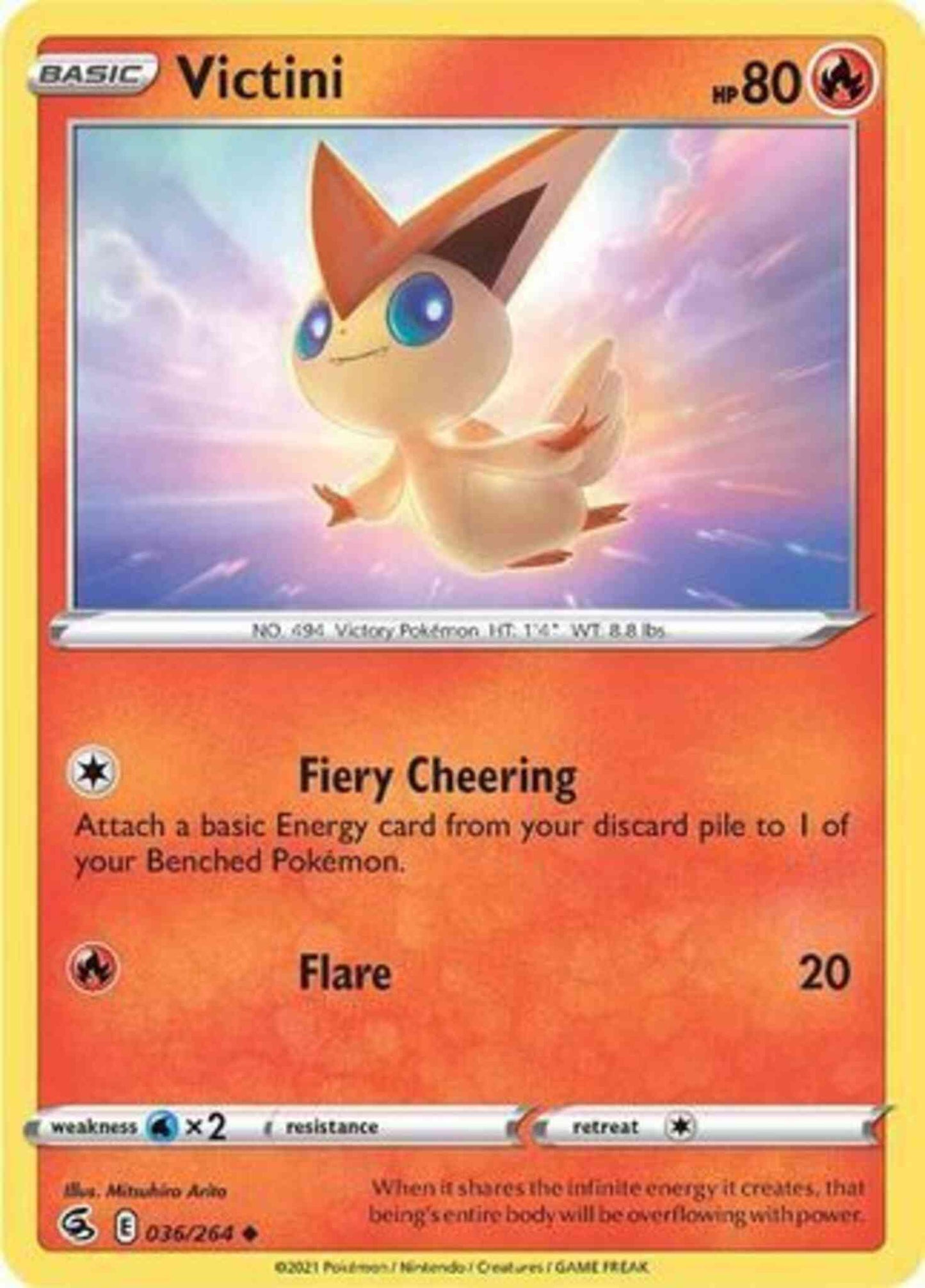 Victini - 036/264 - Uncommon [SWSH8-036] [Non-Holo]