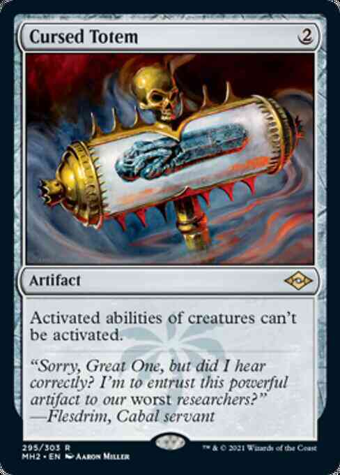 Cursed Totem [295] [Modern Horizons 2] [Non-Foil]