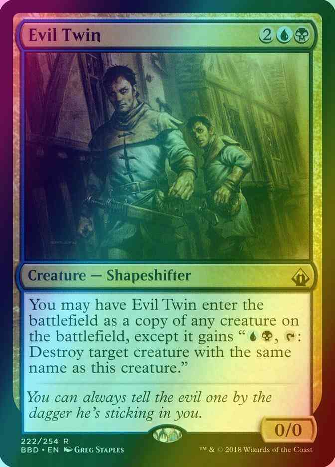 Evil Twin [222] [Battlebond] [Foil]