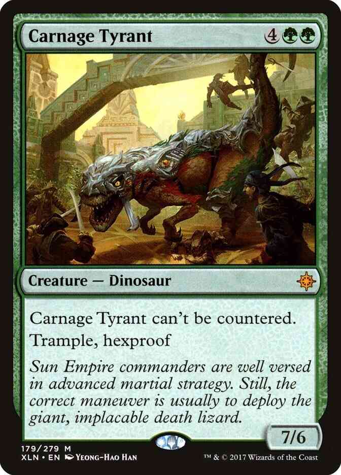 Carnage Tyrant [179] [Ixalan] [Non-Foil]