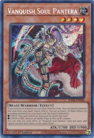 Vanquish Soul Pantera - RA04-EN044 - Secret Rare - 1st Edition