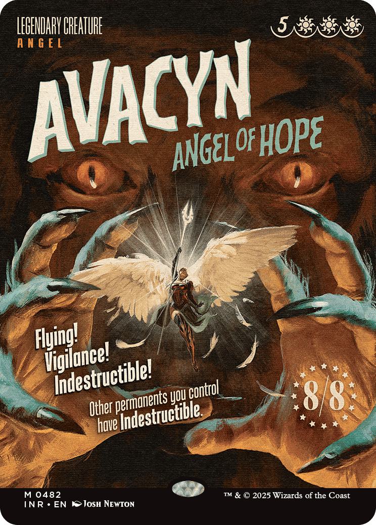 Avacyn, Angel of Hope [482] [Borderless] [Poster] [Innistrad Remastered] [Non-Foil]