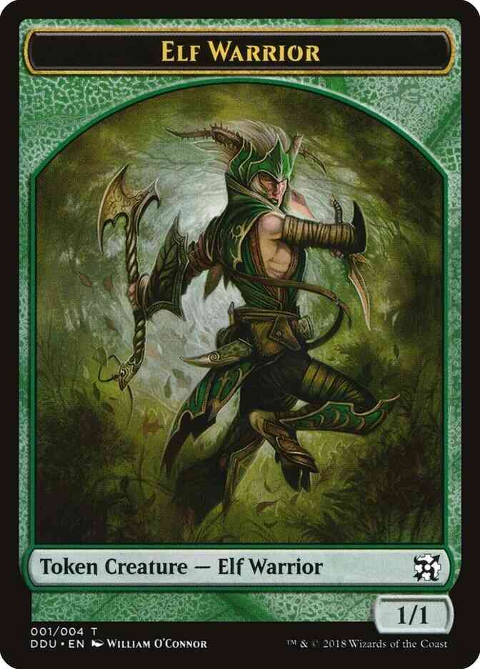 Elf Warrior Token [01] [Duel Decks: Elves vs. Inventors Tokens] [Non-Foil]