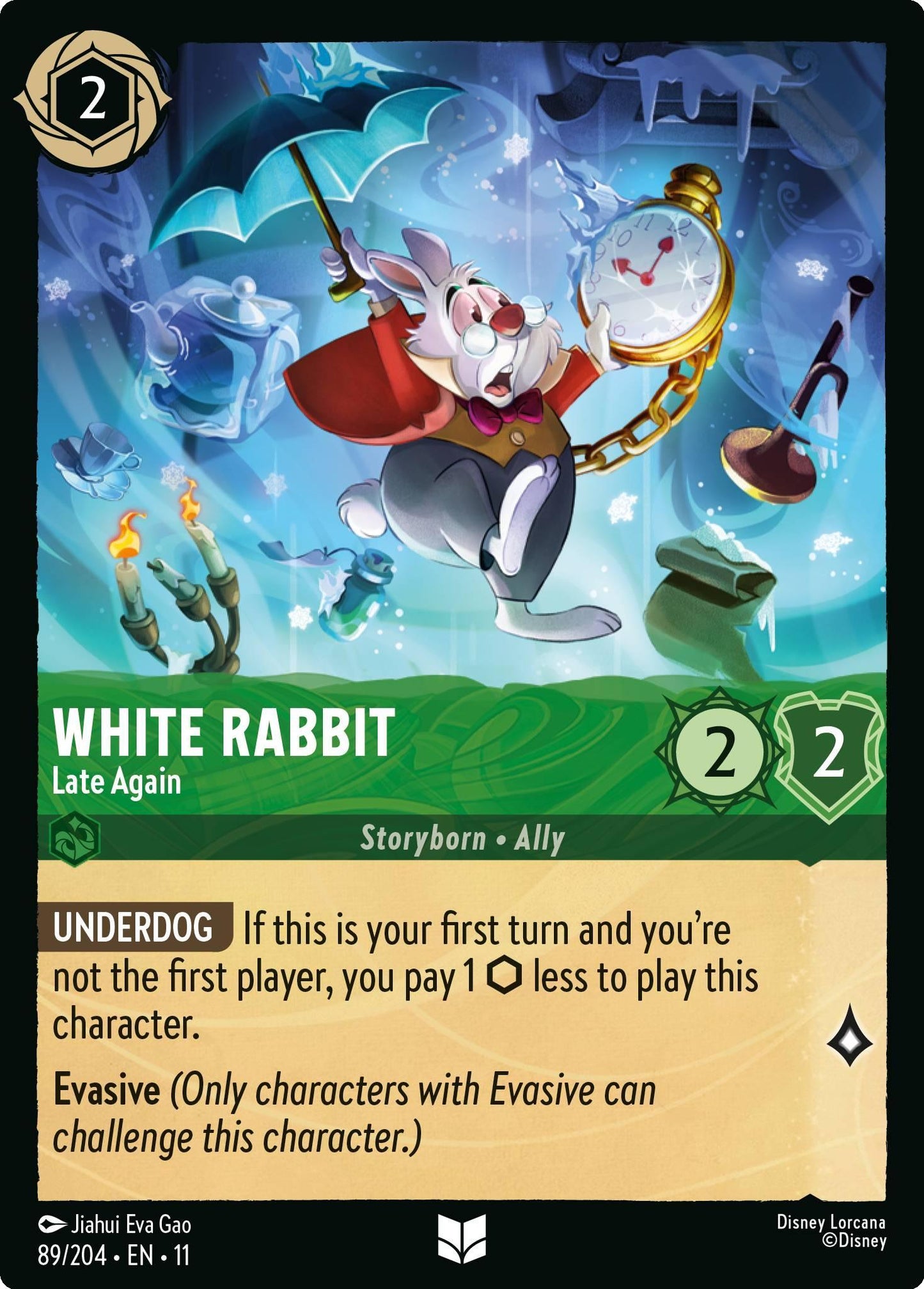 White Rabbit - Late Again - 89/204 [Winterspell] [Non-Foil]
