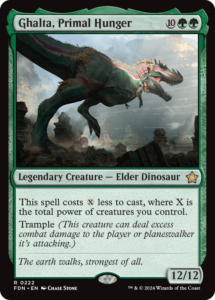 Ghalta, Primal Hunger [222] [Foundations] [Non-Foil]