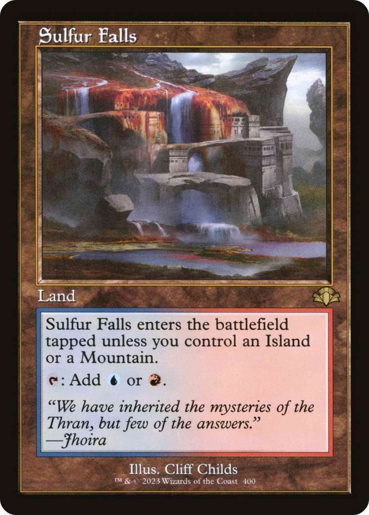 Sulfur Falls [400] [Retro Frame] [Dominaria Remastered] [Non-Foil]