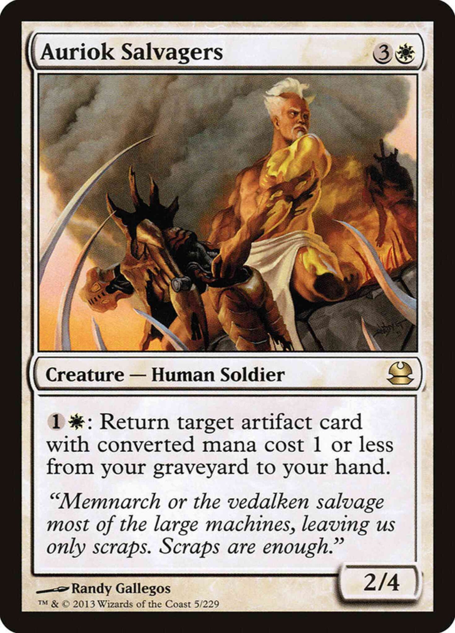 Auriok Salvagers [5] [Modern Masters] [Non-Foil]