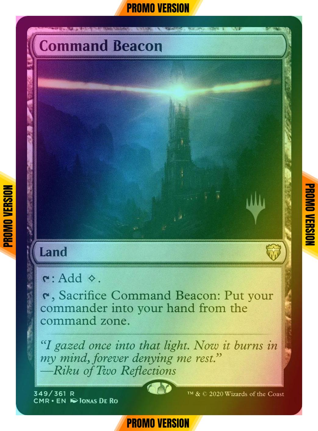 Command Beacon [349p] [Promo Pack] [Commander Legends: Promos] [Foil]