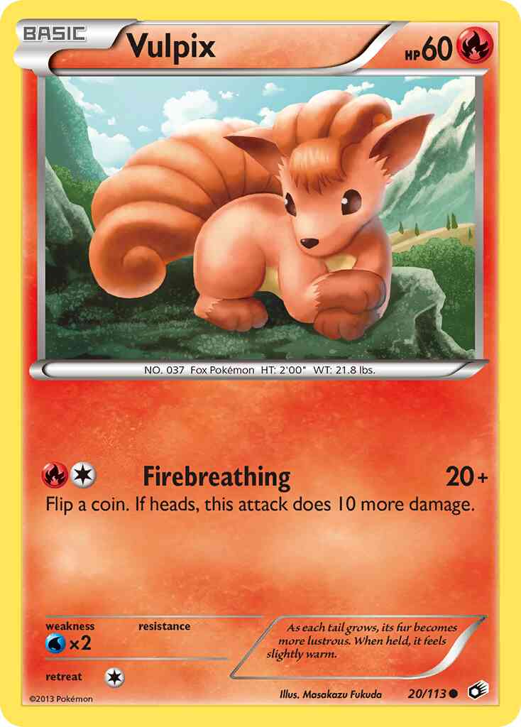 Vulpix - 20/113 - Common [bw11-20] [Reverse Holo]