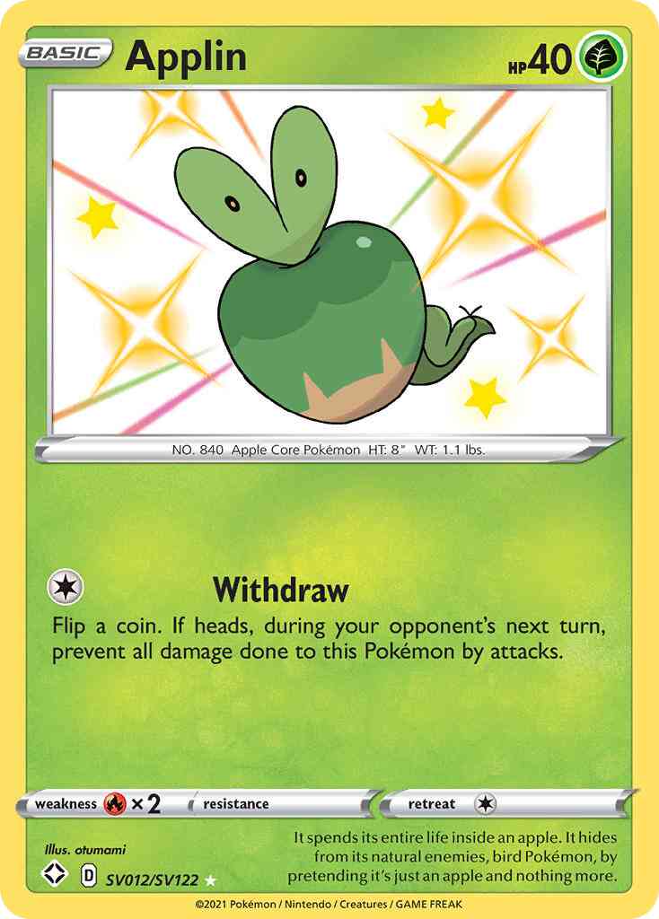 Applin - SV012/SV122 - Rare Shiny [swsh45sv-SV012] [Holo]