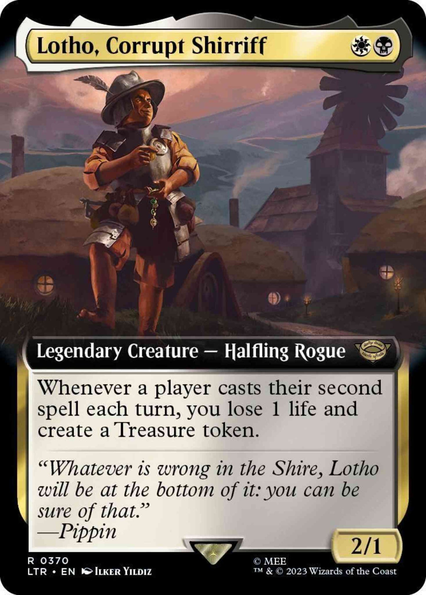 Lotho, Corrupt Shirriff [370] [Extended Art] [The Lord of the Rings: Tales of Middle-earth] [Non-Foil]