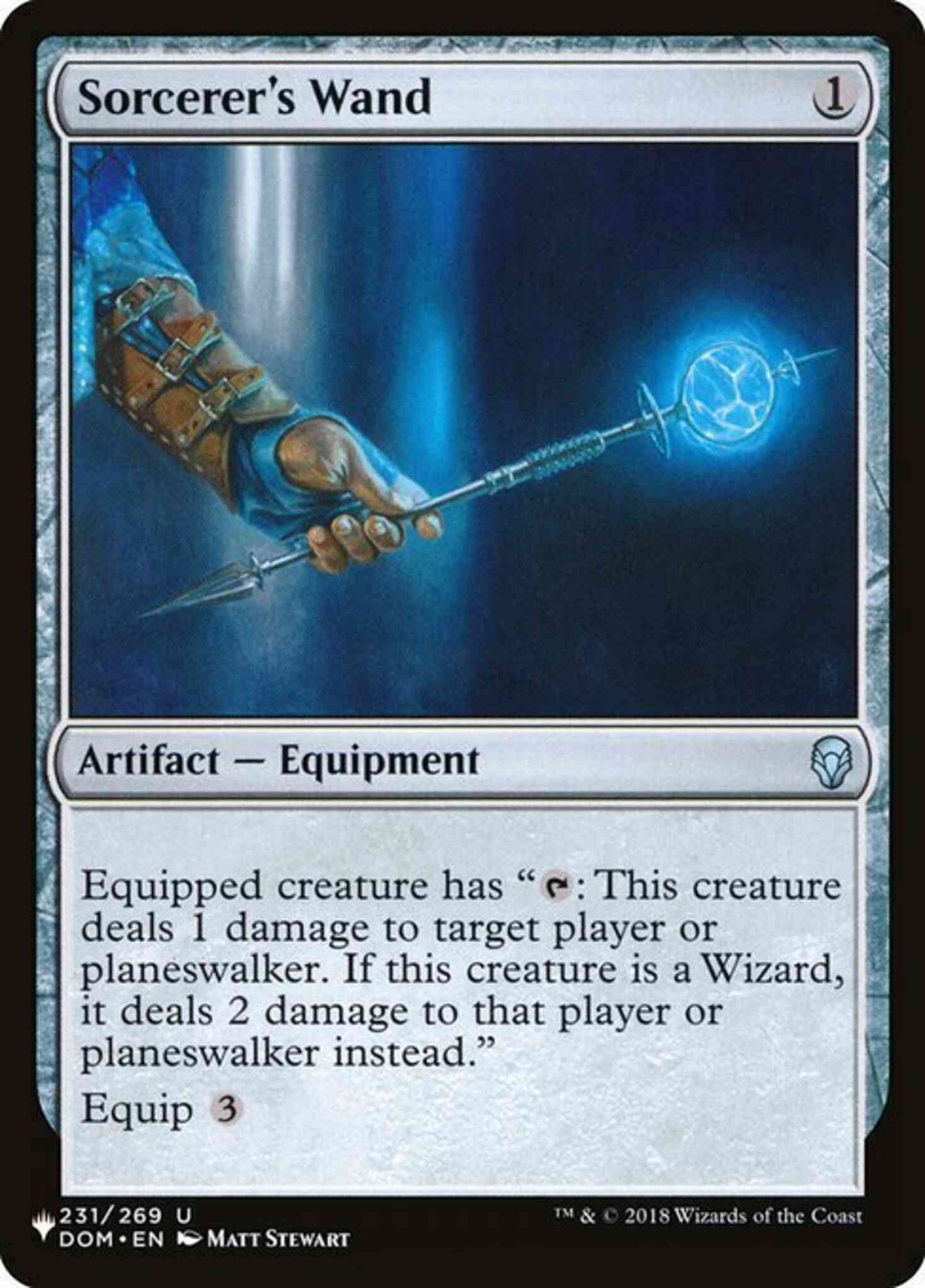 Sorcerer's Wand [DOM-231] [The List] [Non-Foil]